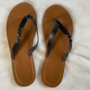 Black Braided sandals